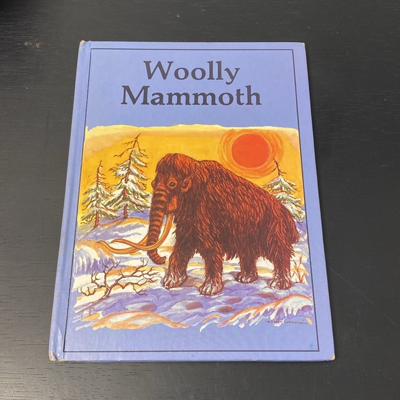 Vintage Rourke Dinosaur Library Books Orange Pink Lavender Decorative Bookshelf - Picture 4 of 16